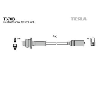Sada zapaľovacích káblov TESLA T370B