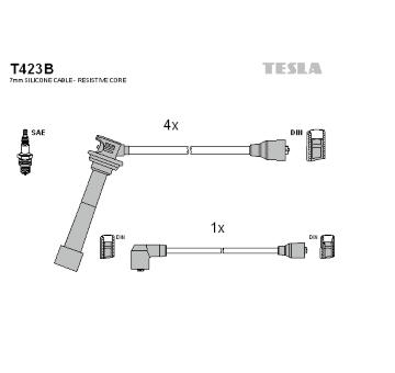 Sada kabelů pro zapalování TESLA T423B