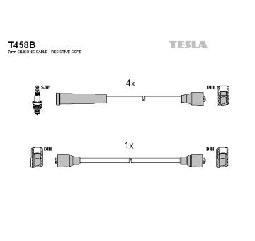 Sada kabelů pro zapalování TESLA T458B