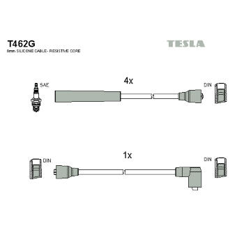 Sada kabelů pro zapalování TESLA T462G