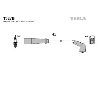 Sada kabelů pro zapalování TESLA T527B