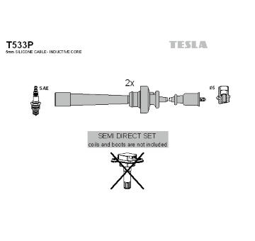 Sada kabelů pro zapalování TESLA T533P