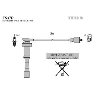 Sada kabelů pro zapalování TESLA T537P