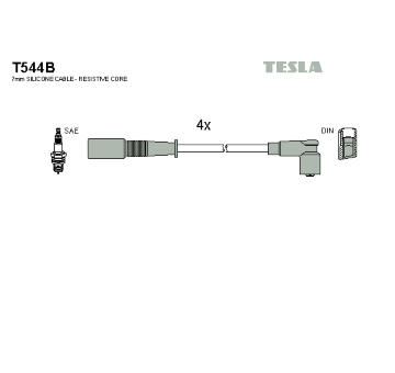 Sada kabelů pro zapalování TESLA T544B