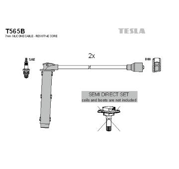 Sada kabelů pro zapalování TESLA T565B