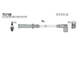 Sada kabelů pro zapalování TESLA T575B