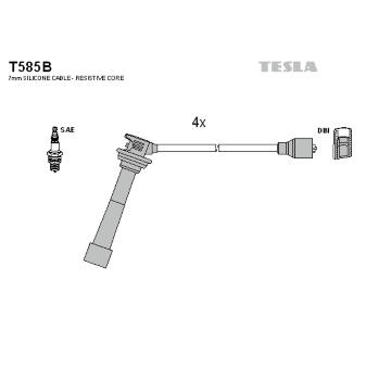 Sada kabelů pro zapalování TESLA T585B