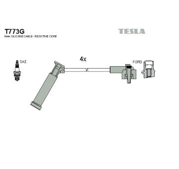 Sada kabelů pro zapalování TESLA T773G