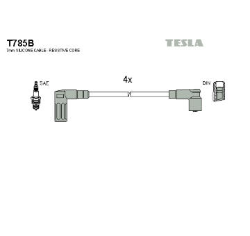 Sada kabelů pro zapalování TESLA T785B