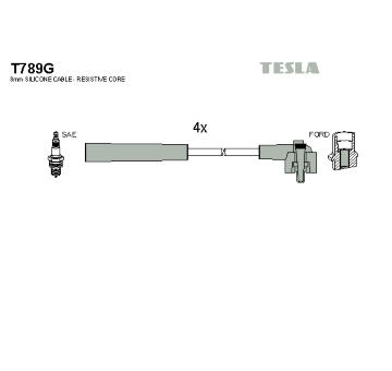 Sada kabelů pro zapalování TESLA T789G