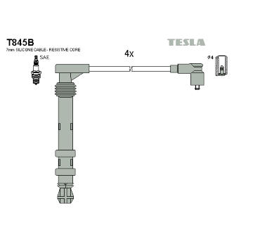 Sada kabelů pro zapalování TESLA T845B