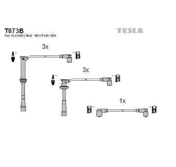 Sada kabelů pro zapalování TESLA T873B