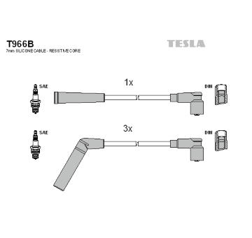 Sada kabelů pro zapalování TESLA T966B