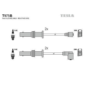 Sada kabelů pro zapalování TESLA T975B