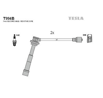 Sada kabelů pro zapalování TESLA T994B