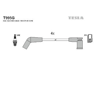 Sada kabelů pro zapalování TESLA T995G