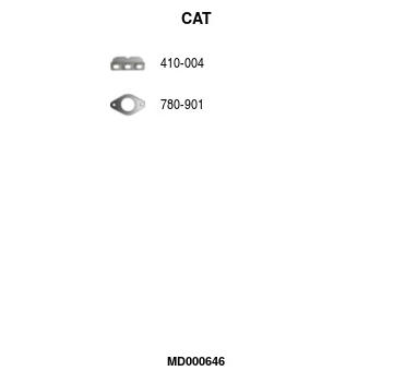 Katalyzator na sbernem potrubi FA1 MD000646