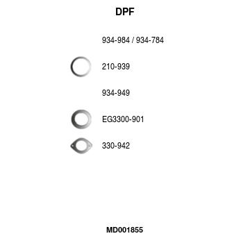 Filtr pevnych castic, vyfukovy system FA1 MD001855