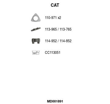 Katalyzátor FA1 MD001891