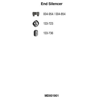 Koncový tlmič výfuku FA1 MD001901