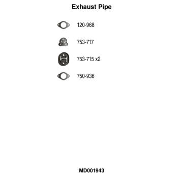 Výfukové potrubie FA1 MD001943