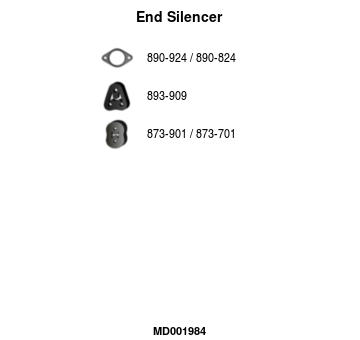 Zadni tlumic vyfuku FA1 MD001984