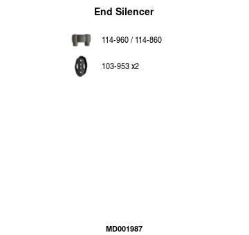 Koncový tlmič výfuku FA1 MD001987
