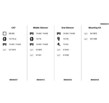 Výfukový systém FA1 WN000235