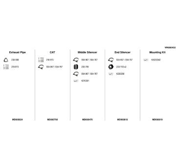 Výfukový systém FA1 WN000432