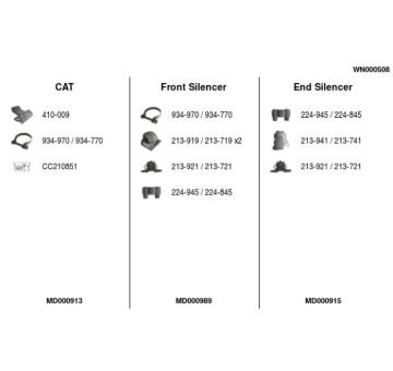 Výfukový systém FA1 WN000508