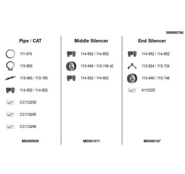 Výfukový systém FA1 WN000768