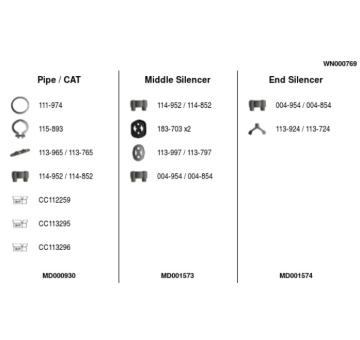 Výfukový systém FA1 WN000769