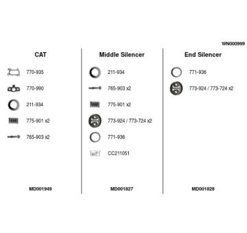 Výfukový systém FA1 WN000999