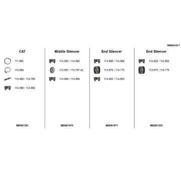 Výfukový systém FA1 WN001017