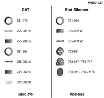 Výfukový systém FA1 WN001027