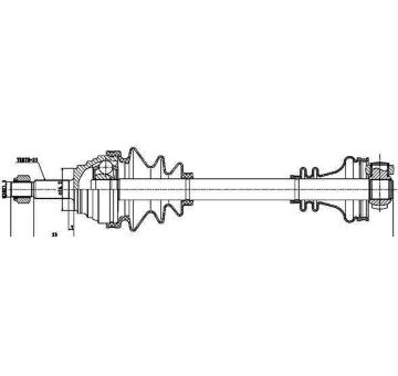Hnací hřídel GSP 250175