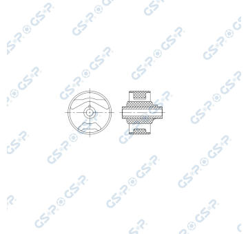Ulożenie motora GSP 531628