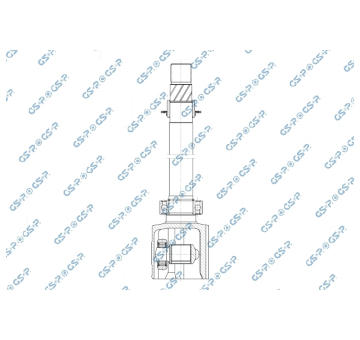 Sada kloubů, hnací hřídel GSP 602408