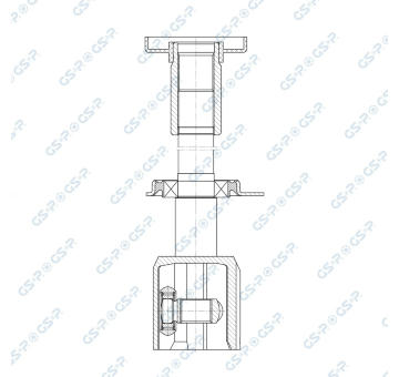 Sada kloubů, hnací hřídel GSP 602833