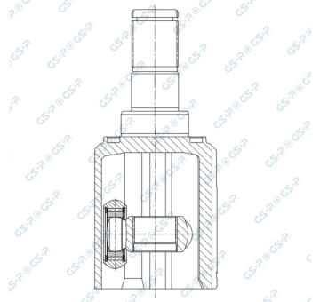 Sada kĺbov hnacieho hriadeľa GSP 603724