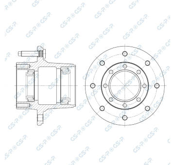 Náboj kolesa GSP 9257001