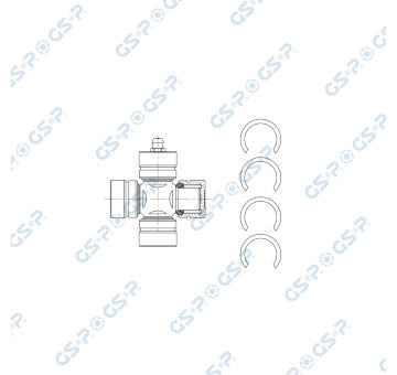 Kĺb, kĺbový hriadeľ GSP UJ900181