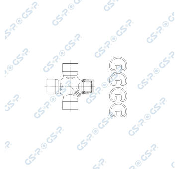 Kloub, kloubový hřídel GSP UJ900238