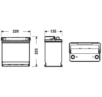 startovací baterie CENTRA CB451
