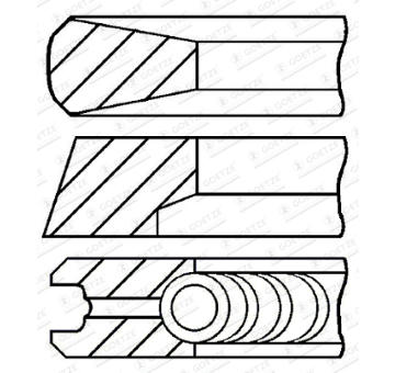 Sada pistnich krouzku GOETZE ENGINE 08-444900-00