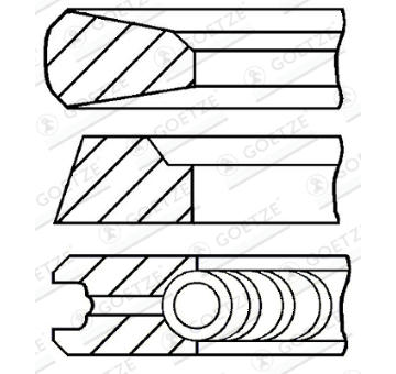 Sada pistnich krouzku GOETZE ENGINE 08-502600-00