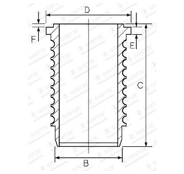 Vlożka valcov GOETZE ENGINE 15-679320-00