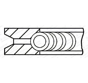 Pístní kroužek GOETZE ENGINE 4.747mm 236 P GOE13