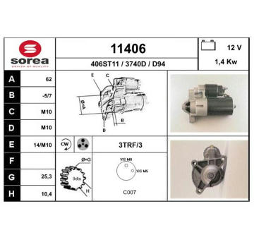 Startér EAI 11406