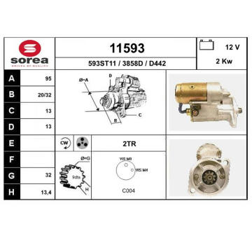 Startér EAI 11593